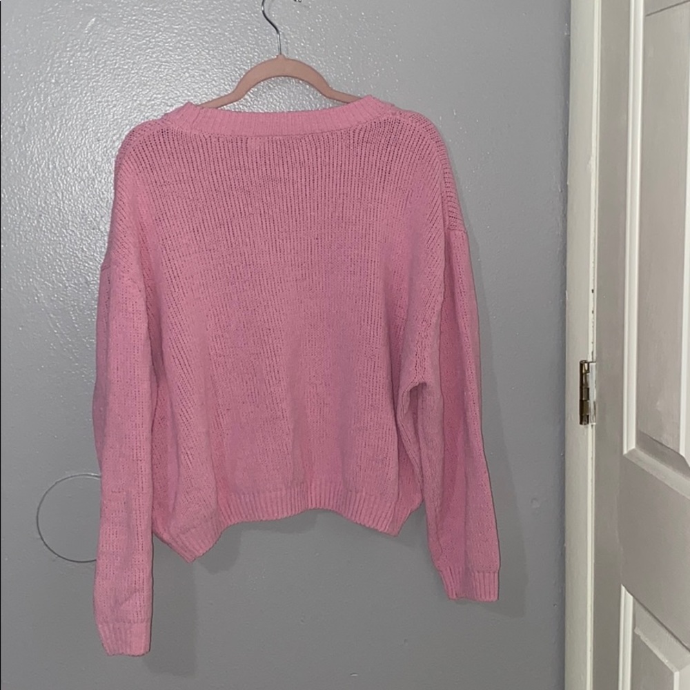 Divided Oversized Sweater - Picture 2 of 2